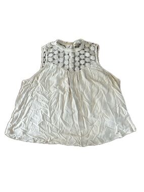 Forever 21 Cream Lace Top